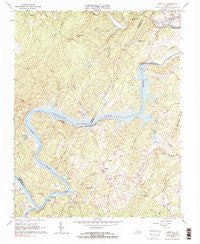 Leesville Virginia Historical topographic map, 1:24000 scale, 7.5 X 7.5 Minute, Year 1966