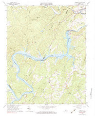 Leesville Virginia Historical topographic map, 1:24000 scale, 7.5 X 7.5 Minute, Year 1966