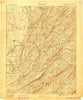 Lewisburg West Virginia Historical topographic map, 1:125000 scale, 30 X 30 Minute, Year 1887