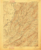 Lewisburg West Virginia Historical topographic map, 1:125000 scale, 30 X 30 Minute, Year 1891