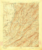 Lewisburg West Virginia Historical topographic map, 1:125000 scale, 30 X 30 Minute, Year 1891