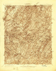 Lexington Virginia Historical topographic map, 1:48000 scale, 15 X 15 Minute, Year 1932