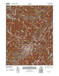 Lexington Virginia Historical topographic map, 1:24000 scale, 7.5 X 7.5 Minute, Year 2010