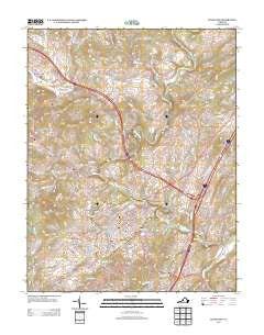 Lexington Virginia Historical topographic map, 1:24000 scale, 7.5 X 7.5 Minute, Year 2013