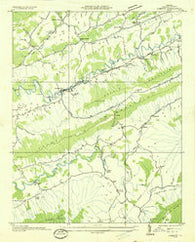Liberty Virginia Historical topographic map, 1:24000 scale, 7.5 X 7.5 Minute, Year 1934