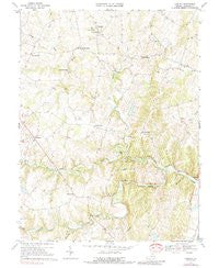 Lincoln Virginia Historical topographic map, 1:24000 scale, 7.5 X 7.5 Minute, Year 1970