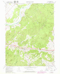 Linden Virginia Historical topographic map, 1:24000 scale, 7.5 X 7.5 Minute, Year 1966