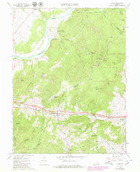 Linden Virginia Historical topographic map, 1:24000 scale, 7.5 X 7.5 Minute, Year 1966