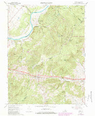 Linden Virginia Historical topographic map, 1:24000 scale, 7.5 X 7.5 Minute, Year 1966