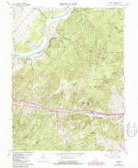 Linden Virginia Historical topographic map, 1:24000 scale, 7.5 X 7.5 Minute, Year 1966