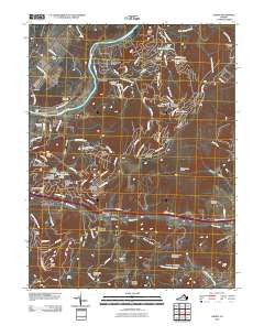 Linden Virginia Historical topographic map, 1:24000 scale, 7.5 X 7.5 Minute, Year 2010