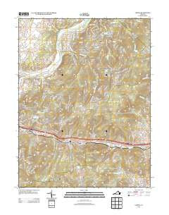 Linden Virginia Historical topographic map, 1:24000 scale, 7.5 X 7.5 Minute, Year 2013