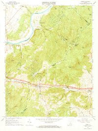 Linden Virginia Historical topographic map, 1:24000 scale, 7.5 X 7.5 Minute, Year 1966