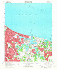 Little Creek Virginia Historical topographic map, 1:24000 scale, 7.5 X 7.5 Minute, Year 1964