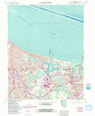 Little Creek Virginia Historical topographic map, 1:24000 scale, 7.5 X 7.5 Minute, Year 1964