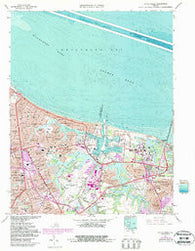 Little Creek Virginia Historical topographic map, 1:24000 scale, 7.5 X 7.5 Minute, Year 1964