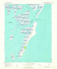 Little Machipongo Inlet Virginia Historical topographic map, 1:24000 scale, 7.5 X 7.5 Minute, Year 1942