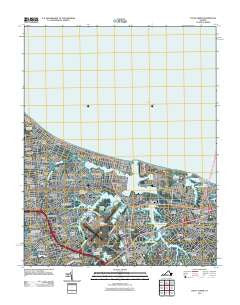 Little Creek Virginia Historical topographic map, 1:24000 scale, 7.5 X 7.5 Minute, Year 2011