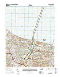 Little Creek Virginia Current topographic map, 1:24000 scale, 7.5 X 7.5 Minute, Year 2016