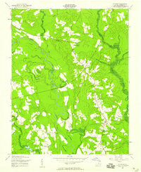 Littleton Virginia Historical topographic map, 1:24000 scale, 7.5 X 7.5 Minute, Year 1956