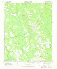 Littleton Virginia Historical topographic map, 1:24000 scale, 7.5 X 7.5 Minute, Year 1968