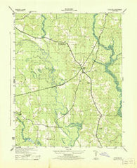 Littleton Virginia Historical topographic map, 1:31680 scale, 7.5 X 7.5 Minute, Year 1943