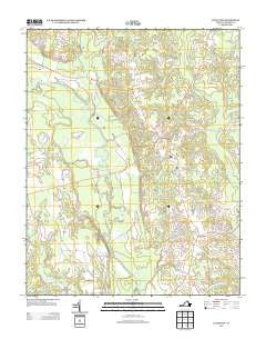 Littleton Virginia Historical topographic map, 1:24000 scale, 7.5 X 7.5 Minute, Year 2013