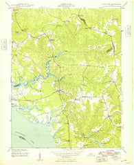 Litwalton Virginia Historical topographic map, 1:24000 scale, 7.5 X 7.5 Minute, Year 1948