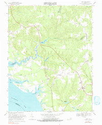 Lively Virginia Historical topographic map, 1:24000 scale, 7.5 X 7.5 Minute, Year 1968