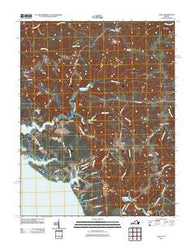 Lively Virginia Historical topographic map, 1:24000 scale, 7.5 X 7.5 Minute, Year 2011