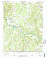 Long Island Virginia Historical topographic map, 1:24000 scale, 7.5 X 7.5 Minute, Year 1966