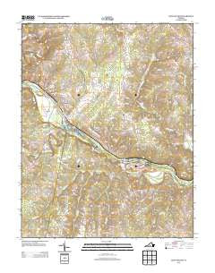 Long Island Virginia Historical topographic map, 1:24000 scale, 7.5 X 7.5 Minute, Year 2013