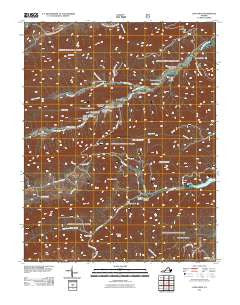 Long Spur Virginia Historical topographic map, 1:24000 scale, 7.5 X 7.5 Minute, Year 2011