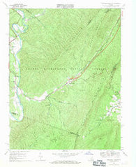 Longdale Furnace Virginia Historical topographic map, 1:24000 scale, 7.5 X 7.5 Minute, Year 1969