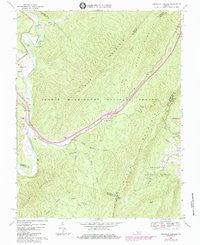 Longdale Furnace Virginia Historical topographic map, 1:24000 scale, 7.5 X 7.5 Minute, Year 1969
