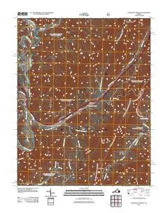 Longdale Furnace Virginia Historical topographic map, 1:24000 scale, 7.5 X 7.5 Minute, Year 2011