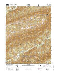 Looney Virginia Current topographic map, 1:24000 scale, 7.5 X 7.5 Minute, Year 2016