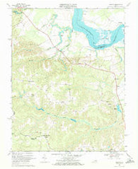 Loretto Virginia Historical topographic map, 1:24000 scale, 7.5 X 7.5 Minute, Year 1968