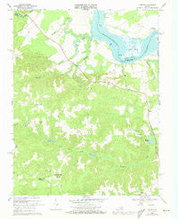 Loretto Virginia Historical topographic map, 1:24000 scale, 7.5 X 7.5 Minute, Year 1968
