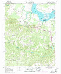 Loretto Virginia Historical topographic map, 1:24000 scale, 7.5 X 7.5 Minute, Year 1968