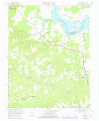 Loretto Virginia Historical topographic map, 1:24000 scale, 7.5 X 7.5 Minute, Year 1968