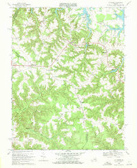 Lottsburg Virginia Historical topographic map, 1:24000 scale, 7.5 X 7.5 Minute, Year 1968