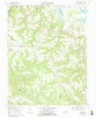 Lottsburg Virginia Historical topographic map, 1:24000 scale, 7.5 X 7.5 Minute, Year 1968