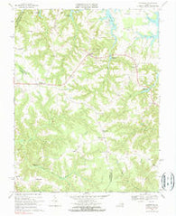 Lottsburg Virginia Historical topographic map, 1:24000 scale, 7.5 X 7.5 Minute, Year 1968