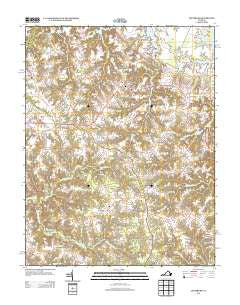 Lottsburg Virginia Historical topographic map, 1:24000 scale, 7.5 X 7.5 Minute, Year 2013