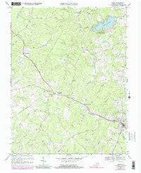 Louisa Virginia Historical topographic map, 1:24000 scale, 7.5 X 7.5 Minute, Year 1970