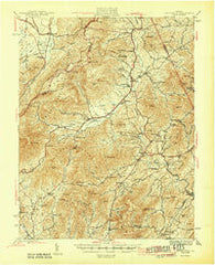 Lovingston Virginia Historical topographic map, 1:62500 scale, 15 X 15 Minute, Year 1946