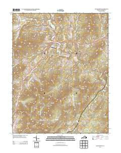 Lovingston Virginia Historical topographic map, 1:24000 scale, 7.5 X 7.5 Minute, Year 2013