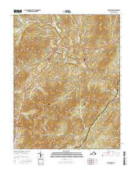 Lovingston Virginia Current topographic map, 1:24000 scale, 7.5 X 7.5 Minute, Year 2016