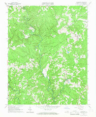 Lunenburg Virginia Historical topographic map, 1:24000 scale, 7.5 X 7.5 Minute, Year 1966